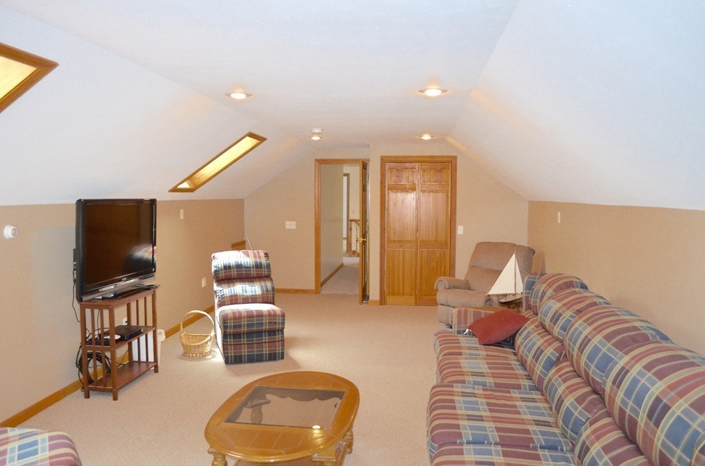 66 Zuell Hill Road Monson, MA 01057 - Photo 22 of 25 a living room with furniture and a flat screen tv