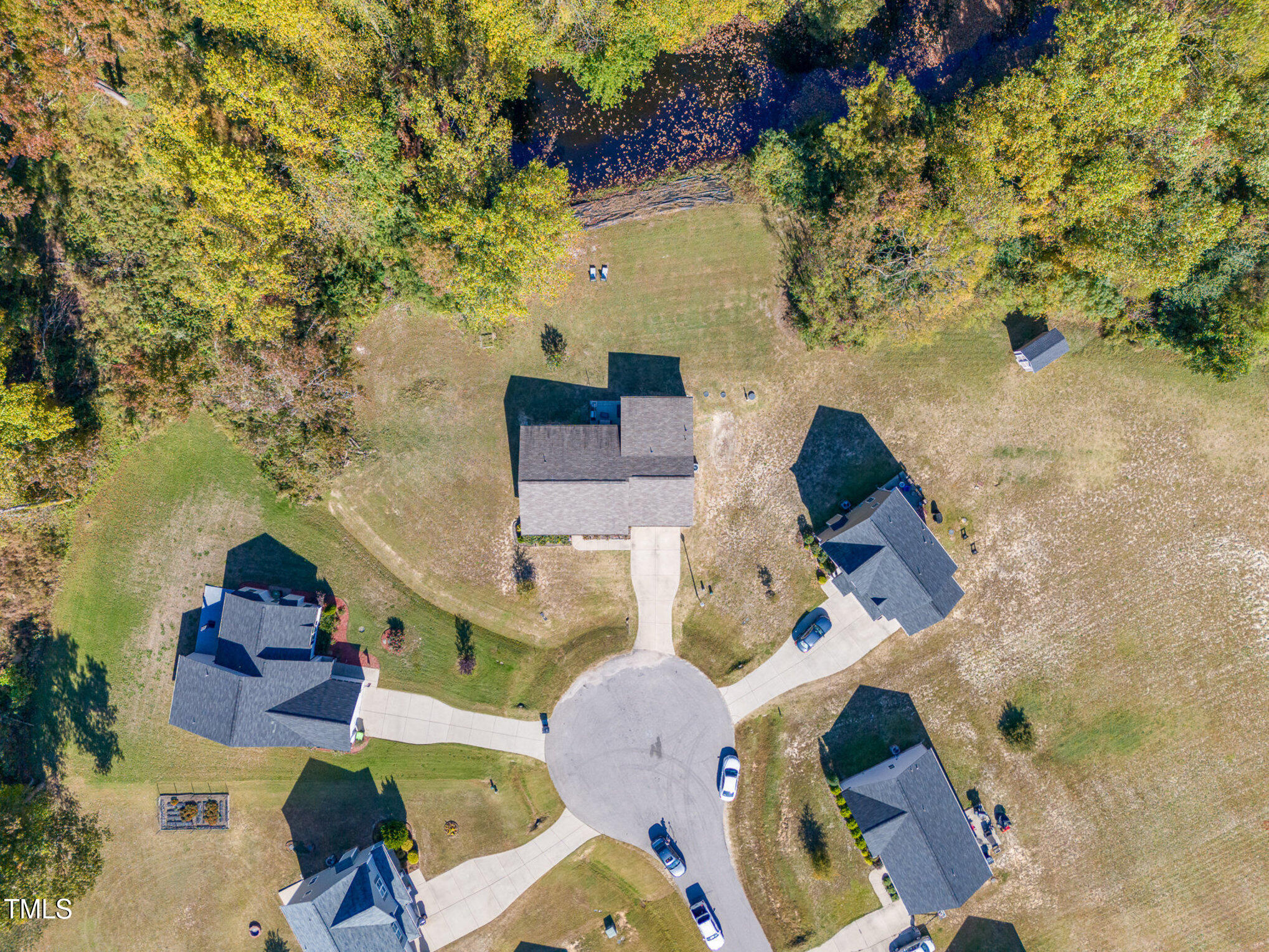 170 Willow Ridge Circle Willow Spring, NC 27592 - Photo 15 of 21 an aerial view of a house with a yard
