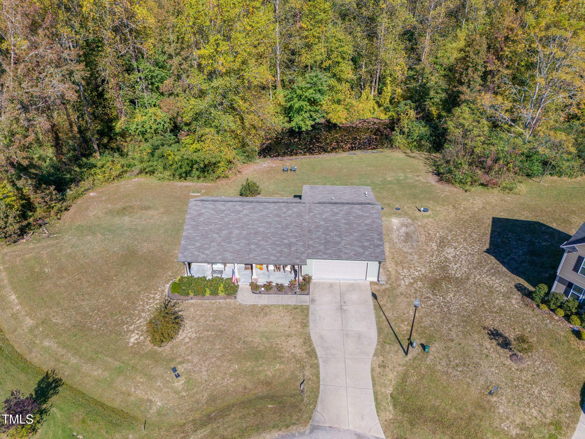 170 Willow Ridge Circle Willow Spring, NC 27592 - Photo 2 of 21 an aerial view of a house with a yard