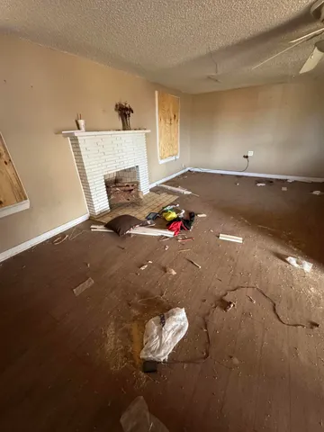 a view of empty room with toys