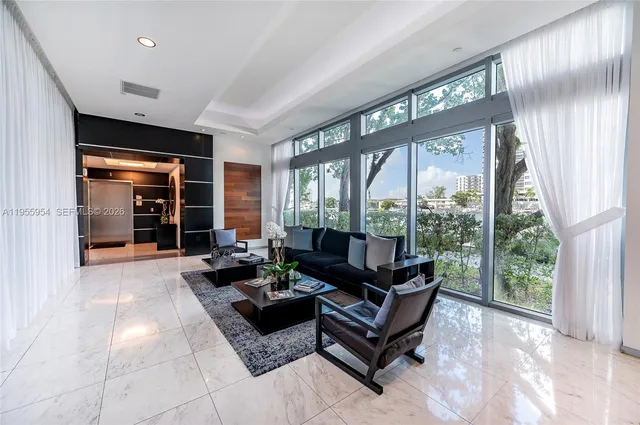 a view of a living room