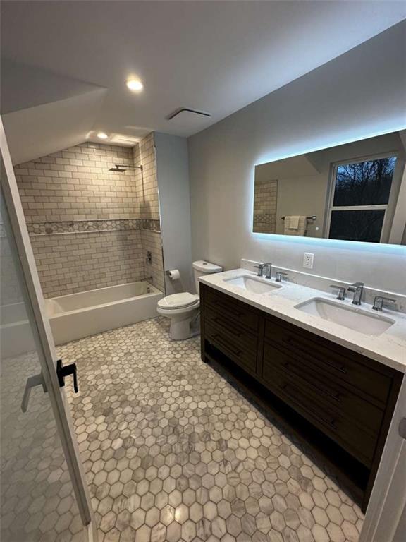 5131 Keiners Lane Pittsburgh, PA 15205 - Photo 5 of 24 a bathroom with a sink a toilet and shower