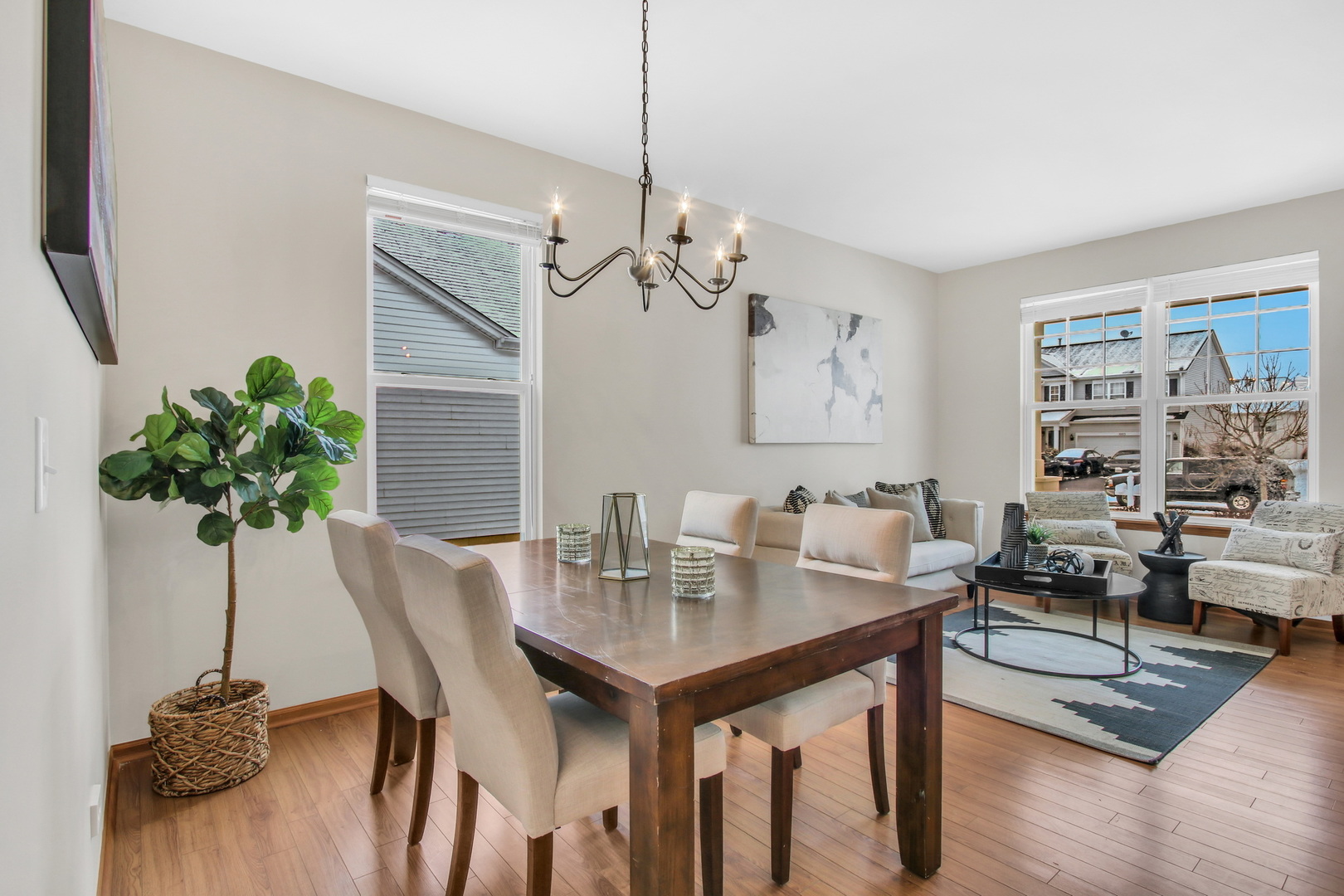 1014 Devon Drive Antioch, IL 60002 - Photo 26 of 51 a view of a dining room with furniture window and wooden floor