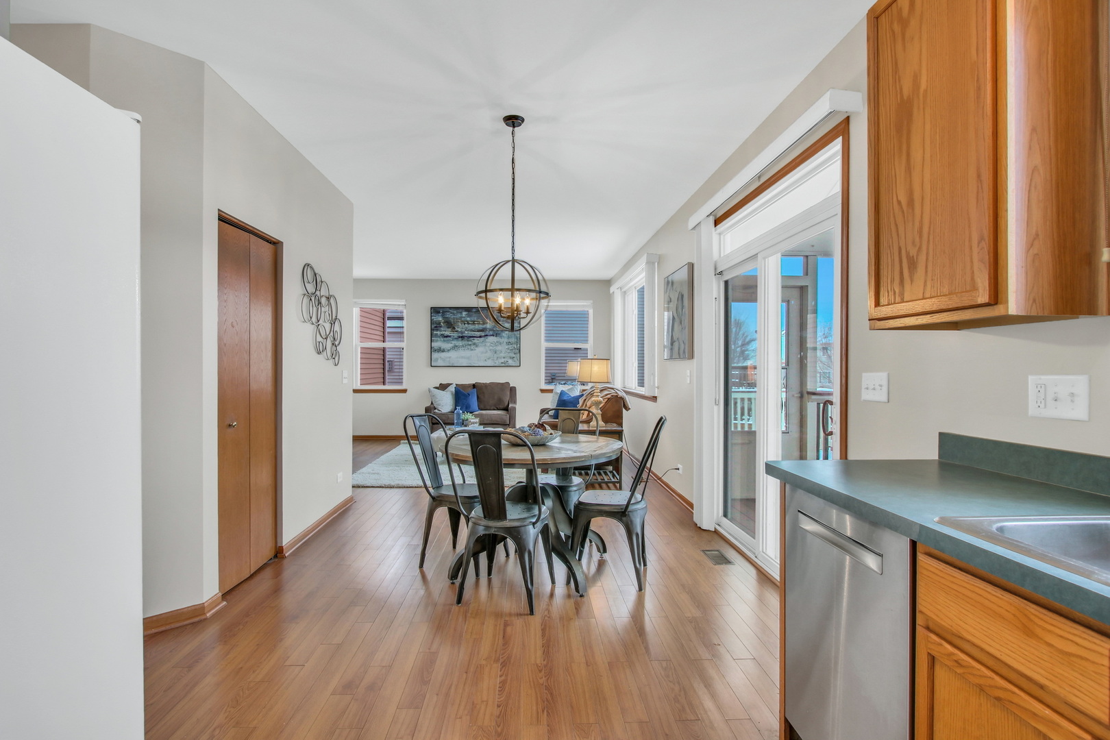 1014 Devon Drive Antioch, IL 60002 - Photo 32 of 51 a view of a dining room with furniture window and wooden floor