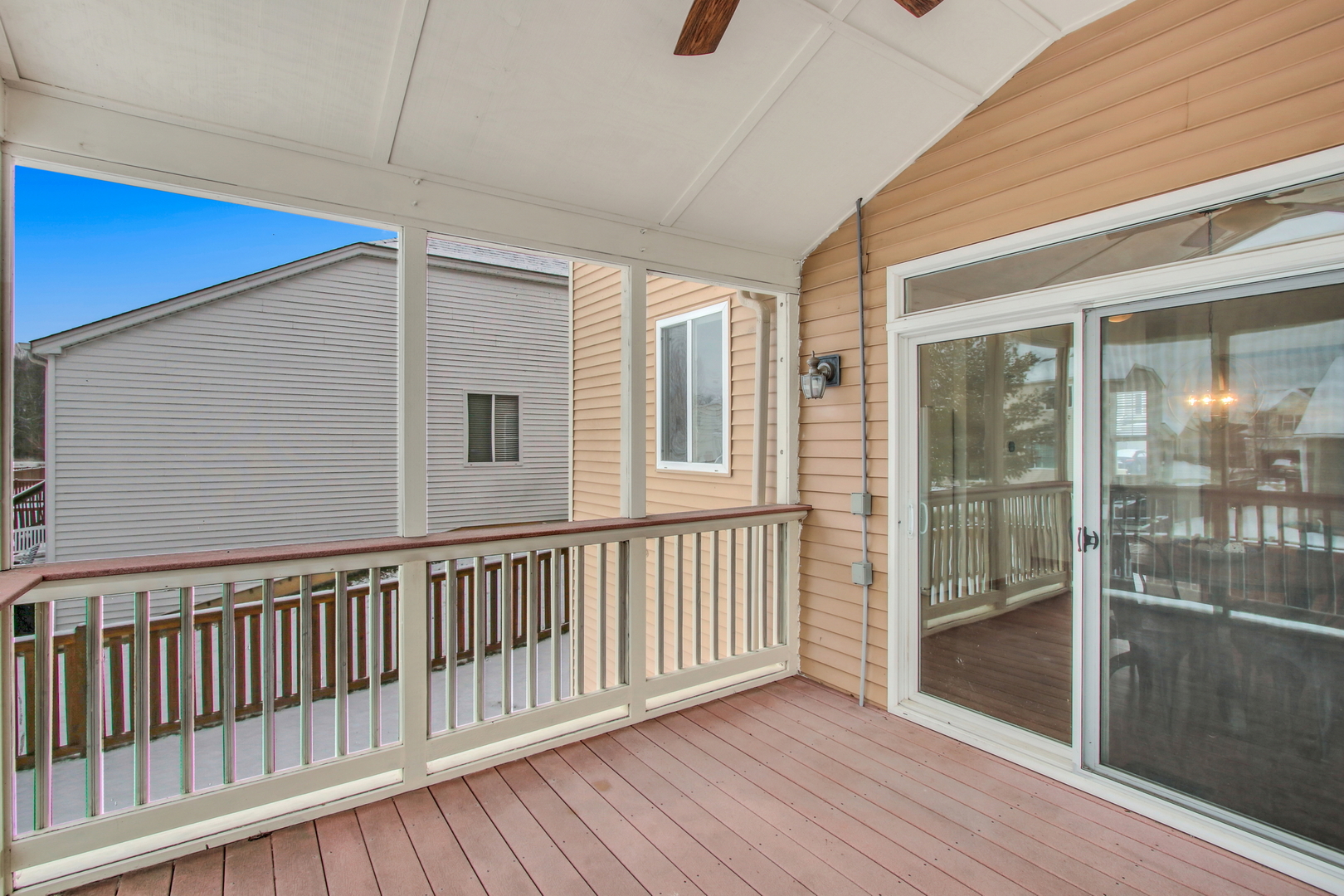 1014 Devon Drive Antioch, IL 60002 - Photo 7 of 51 a view of a balcony with wooden floor