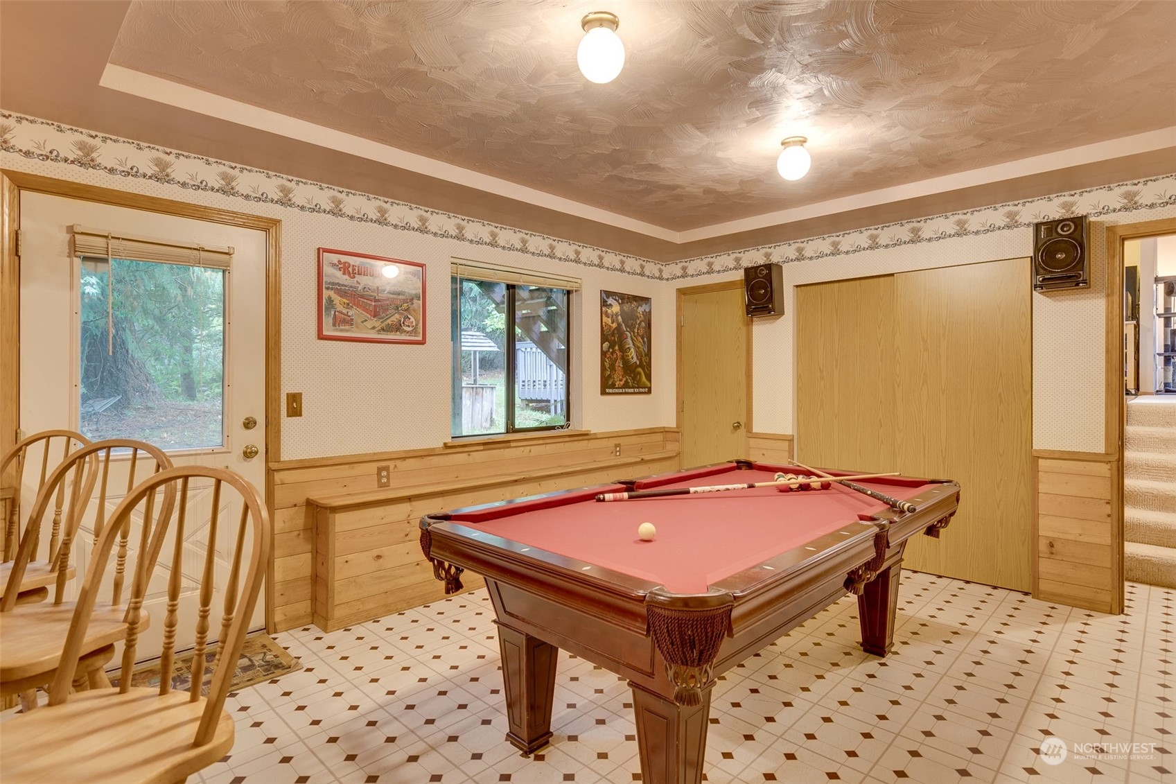 10021 Wagner Road Snohomish, WA 98290 - Photo 17 of 28 a room with furniture pool table and windows