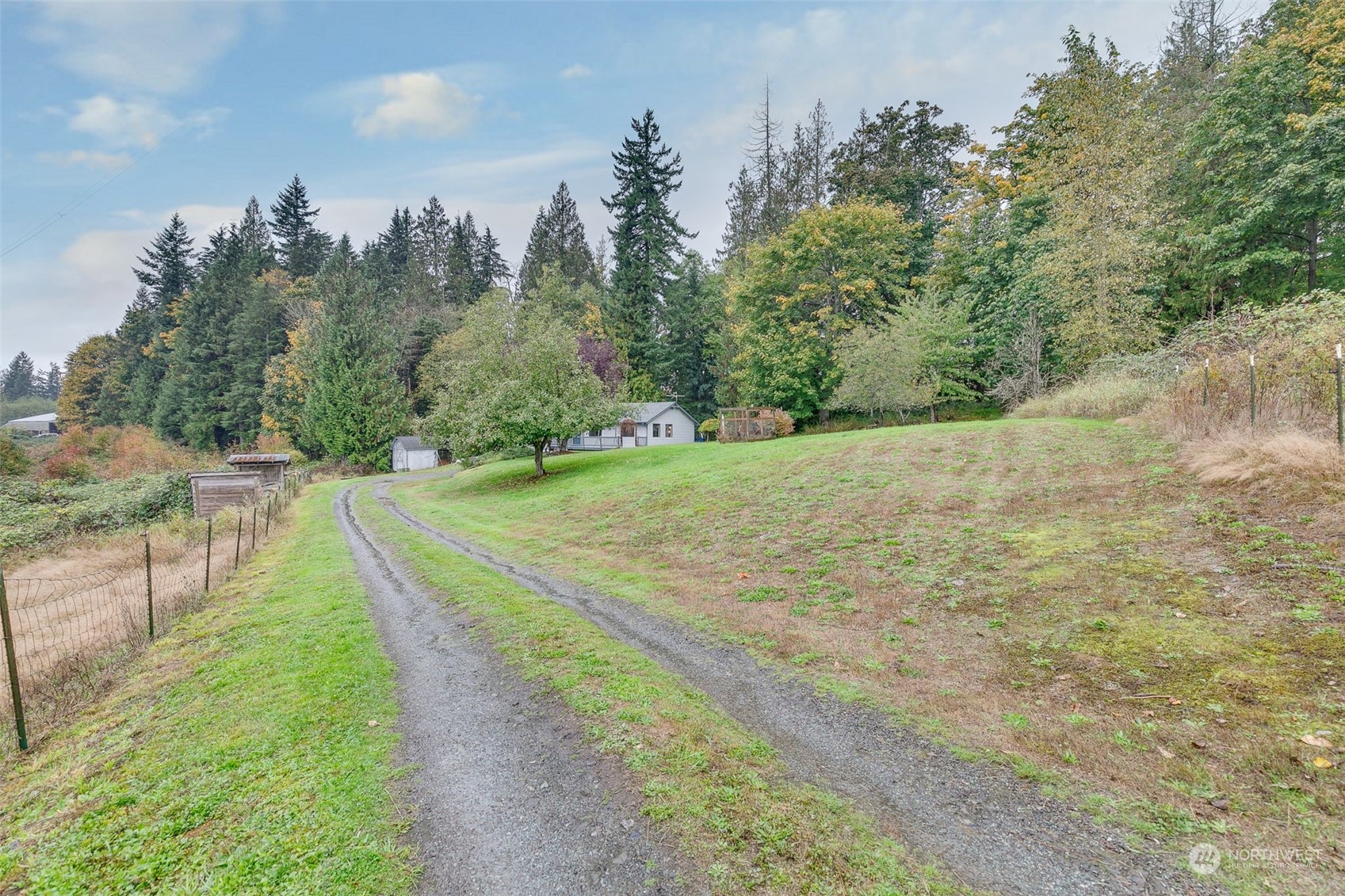 10021 Wagner Road Snohomish, WA 98290 - Photo 18 of 28 a view of a yard with trees in the background