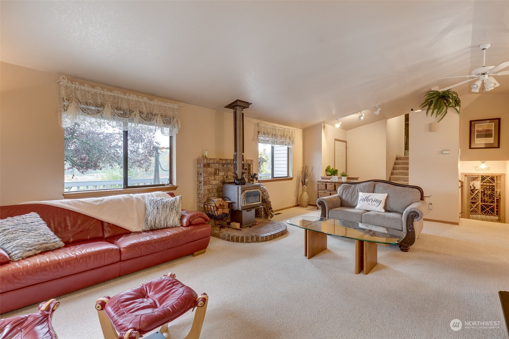 10021 Wagner Road Snohomish, WA 98290 - Photo 7 of 28 a living room with furniture and a large window