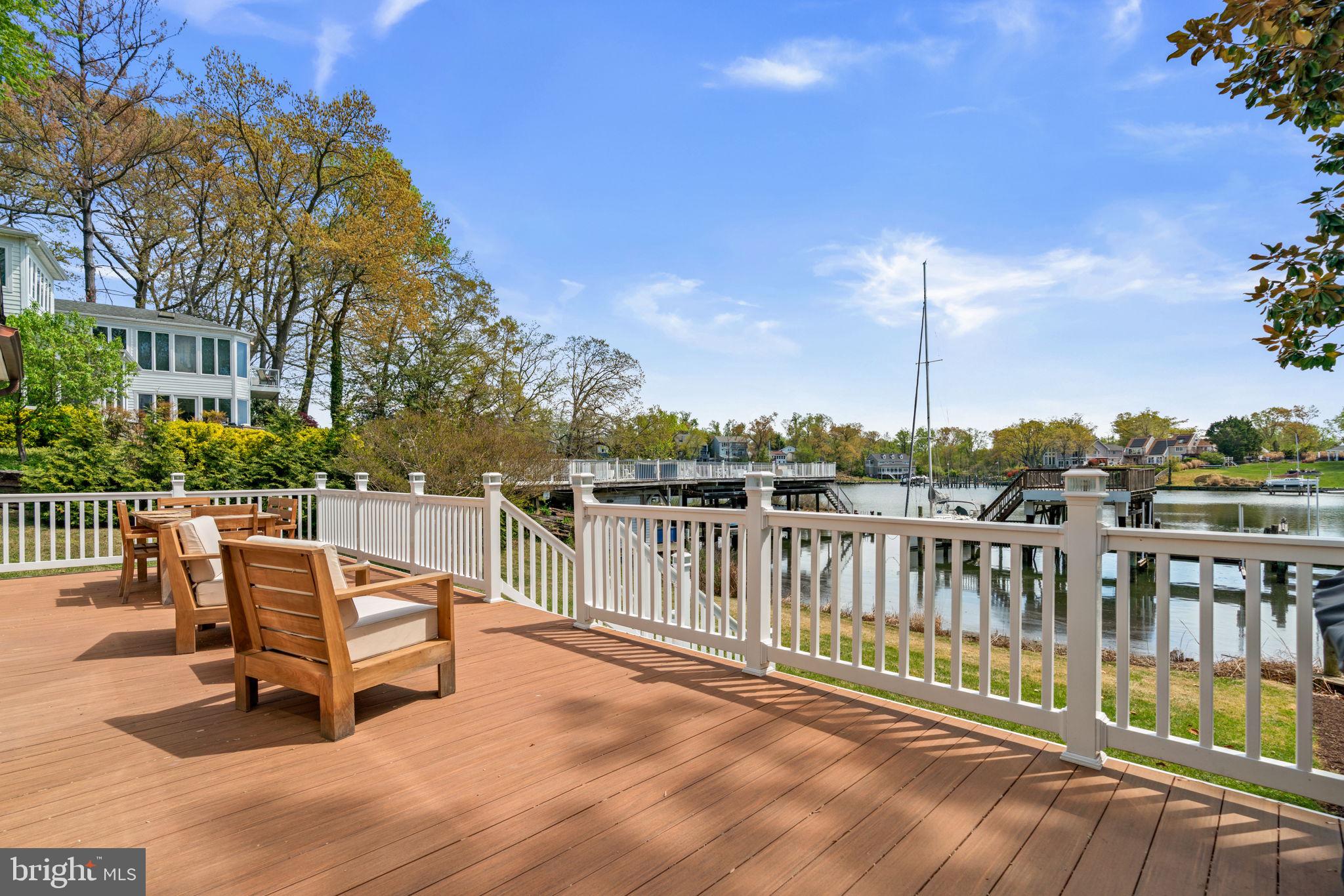 25 Leeland Road Edgewater, MD 21037 - Photo 27 of 48 a view of a chair and tables on the patio