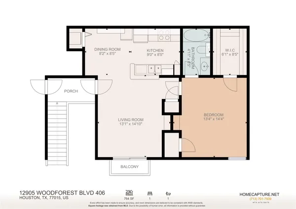 $57,000 | 12905 Woodforest Boulevard, Unit 406, Houston, TX 77015
