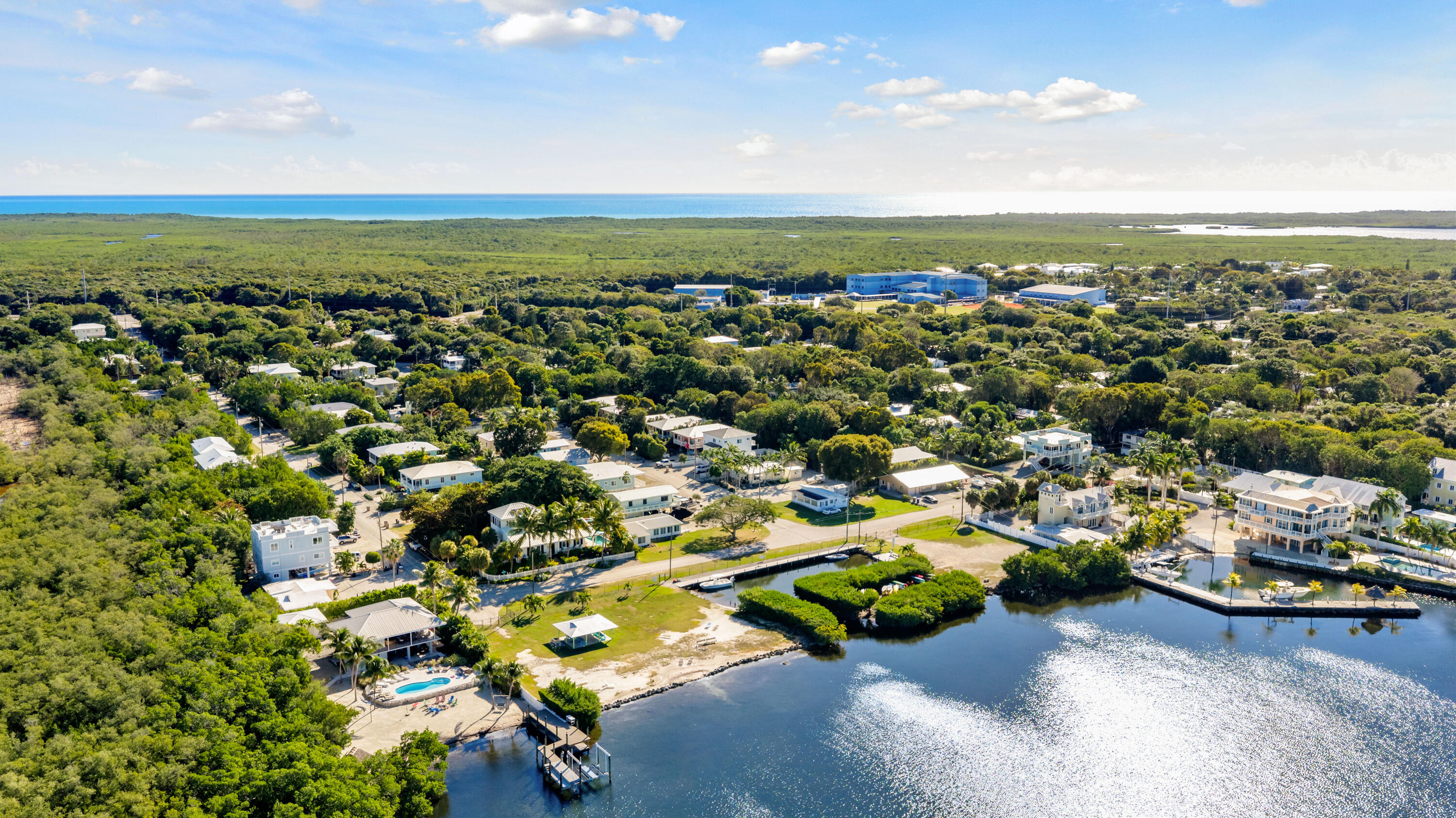 65 Tarpon Avenue Key Largo, FL 33037 - Photo 37 of 54 an aerial view of residential houses with outdoor space