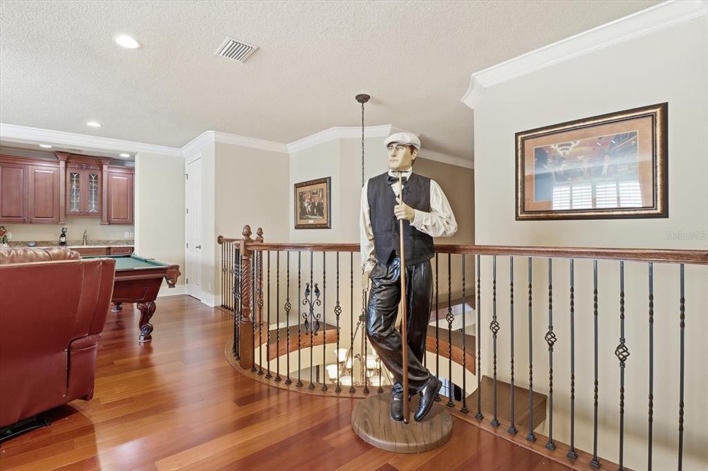 1416 North Ridge Meadow Path Hernando, FL 34442 - Photo 45 of 68 a view of a livingroom with furniture stairs wooden floor and windows