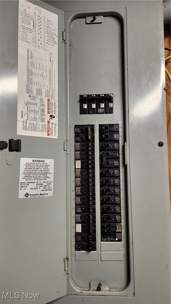 6441 Winchell Road Hiram, OH 44234 - Photo 41 of 42 Breaker Panel.
