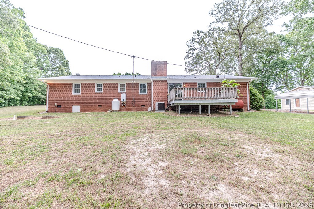3384 Goldston Glendon Road Goldston, NC 27252 - Photo 37 of 47 a house view with a sitting space and garden