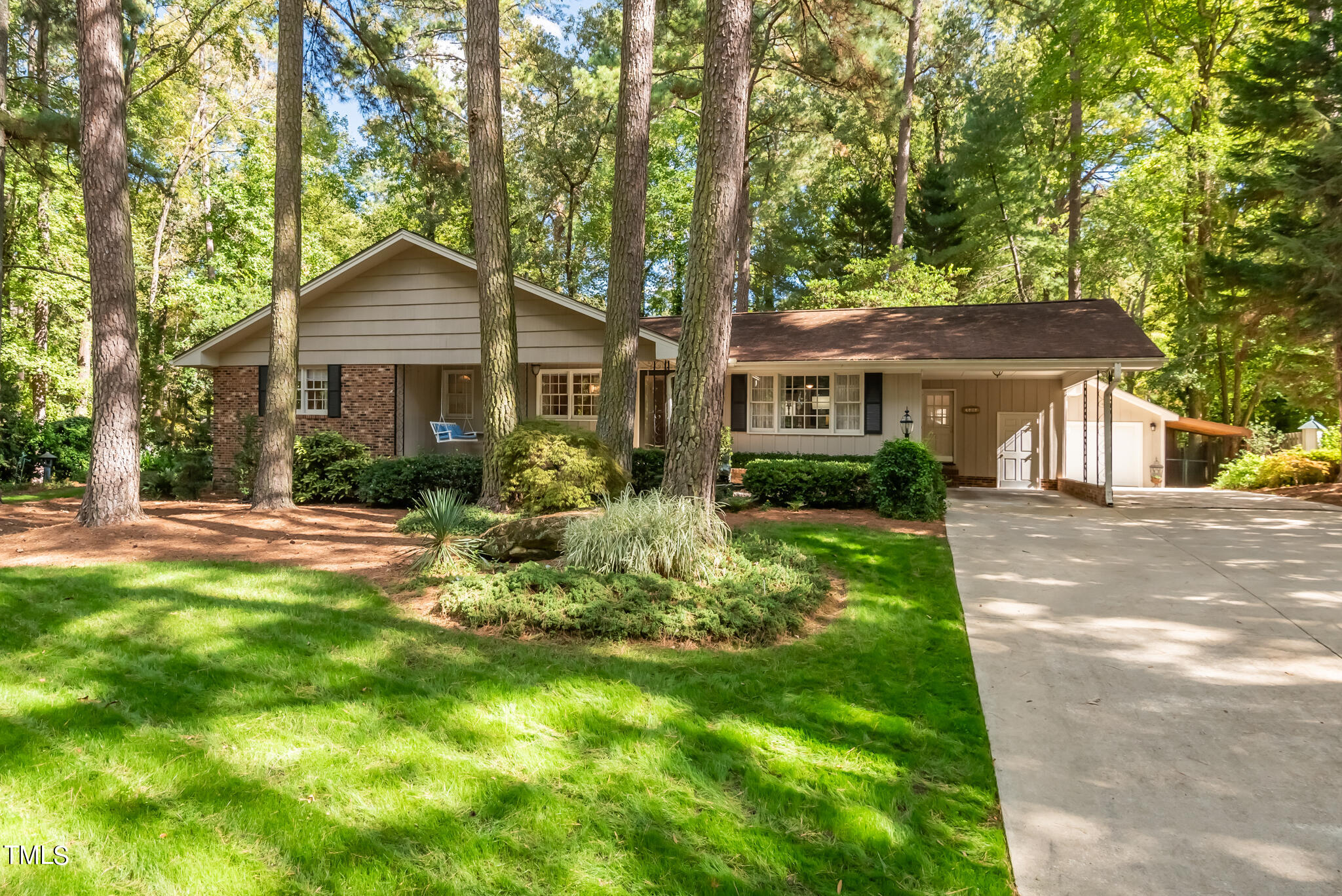 3404 Oates Drive Raleigh, NC 27604 - Photo 1 of 43 a front view of house with yard and green space