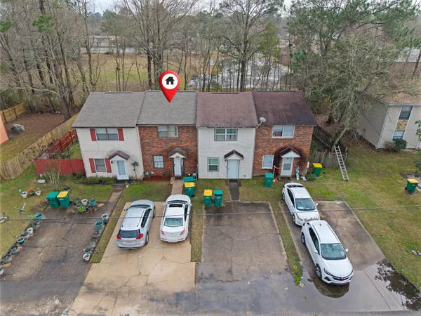 an aerial view of a