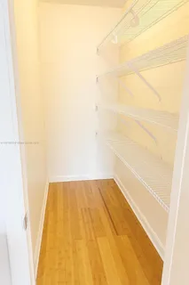 a view of a room with an empty space