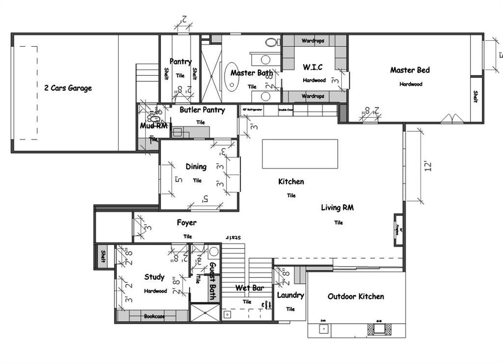 2214 Hewitt Drive Houston, TX 77018 - Photo 6 of 7 a picture of a black and white photo