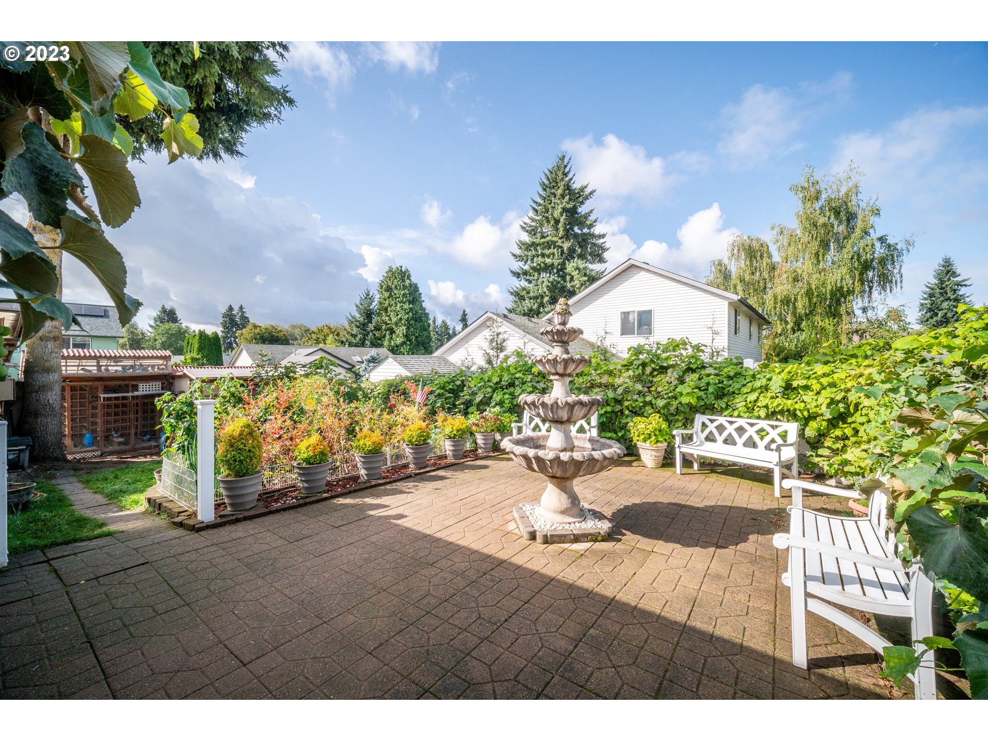 Undisclosed Address Vancouver, WA 98665 - Photo 14 of 16 a view of a backyard with a patio