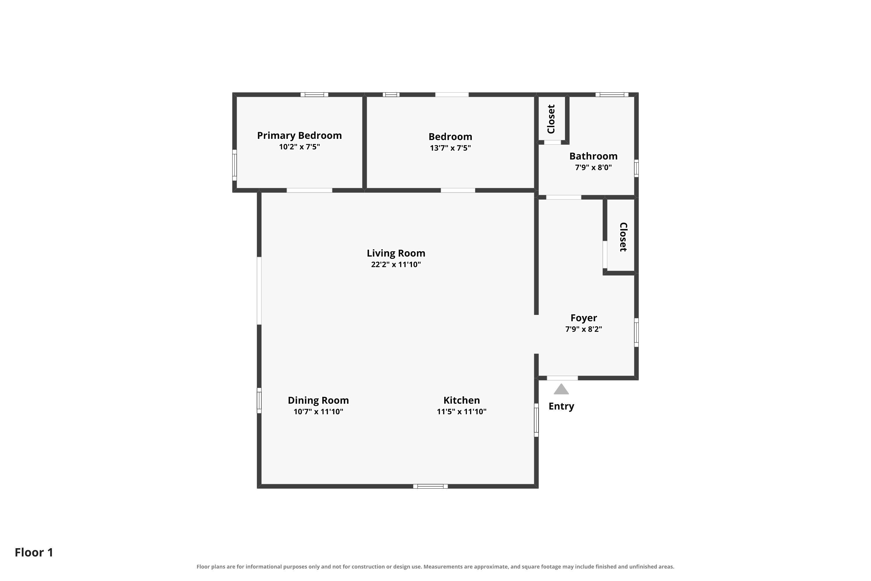 414 Waddell Road Castle Hill, ME 04757 - Photo 85 of 86 Camp Floor Plan