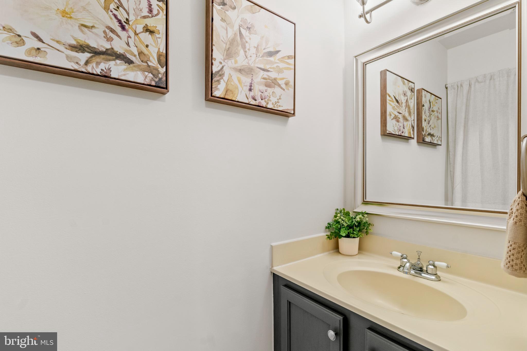 146 English Run Circle Sparks, MD 21152 - Photo 8 of 37 Chic bathroom with floral art accents.