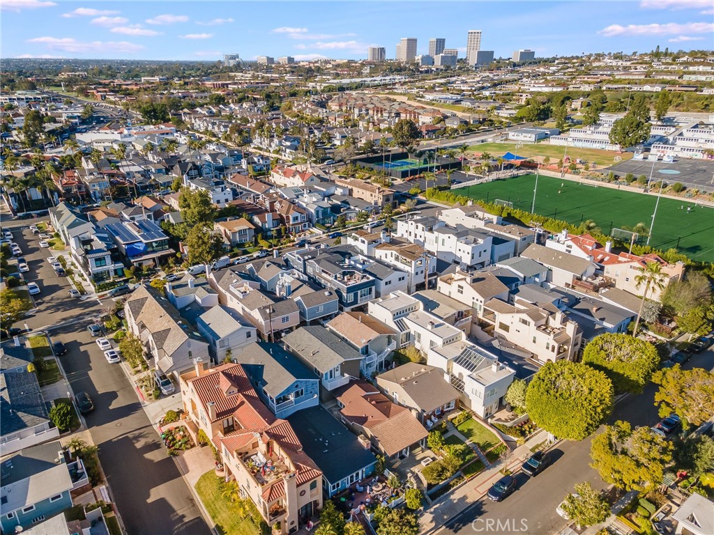 705 Iris Avenue Corona del Mar, CA 92625 - Photo 35 of 36 an aerial view of a city with lots of residential buildings