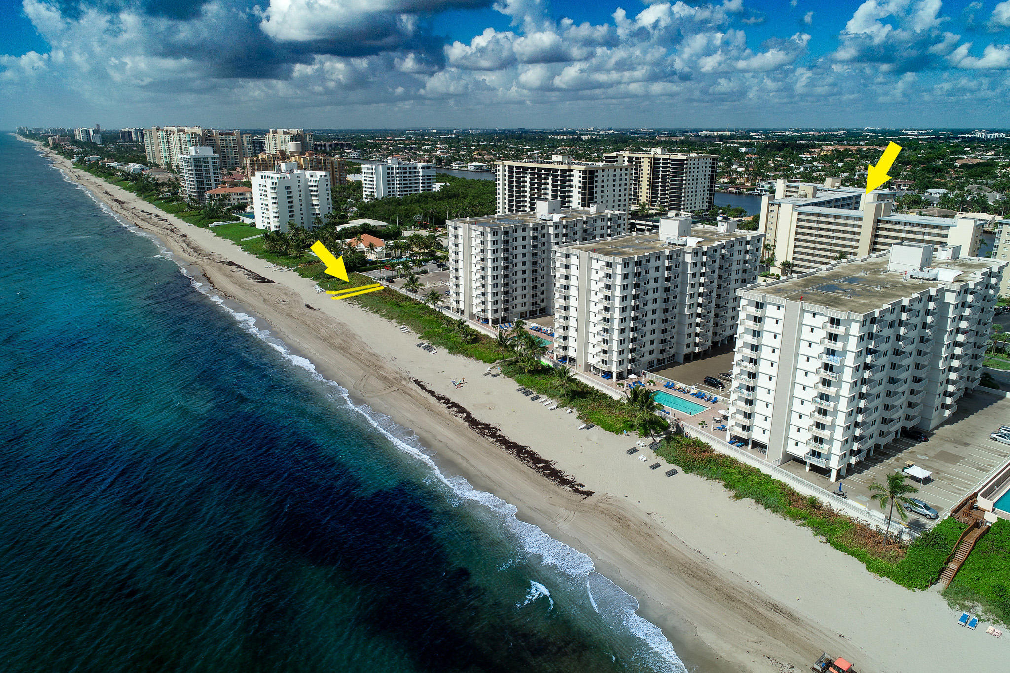 3310 South Ocean Boulevard, Unit 629D Highland Beach, FL 33487 - Photo 26 of 35 a view of balcony with city view