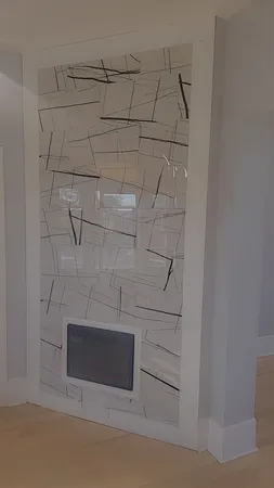 a bathroom with a close shower view
