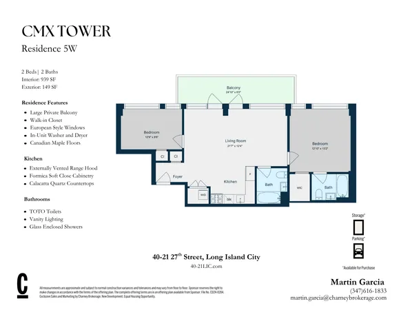 $1,300,000 | 40-21 27th Street, Unit 5W | Long Island City