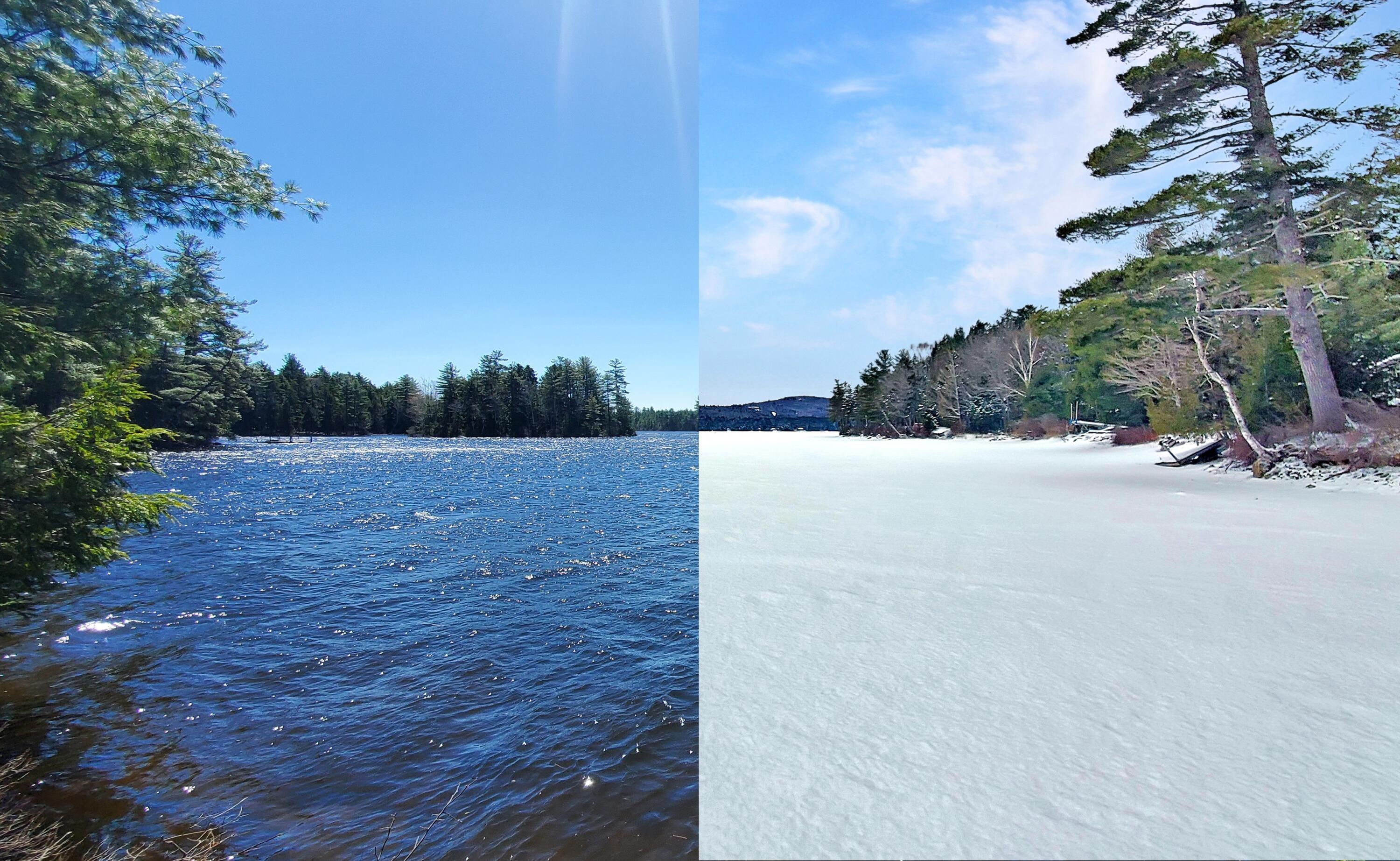 307 Lakeville Shores Road Lakeville, ME 04487 - Photo 1 of 39 Bottle lake summer winter