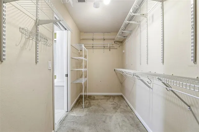 a view of a window in an empty room