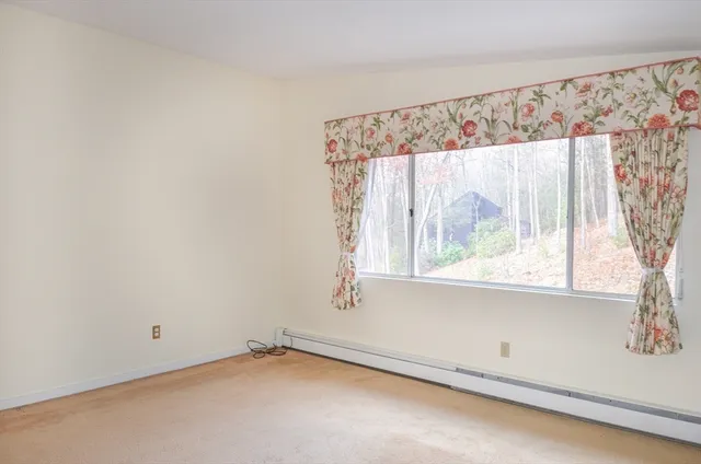 a view of a window in a room