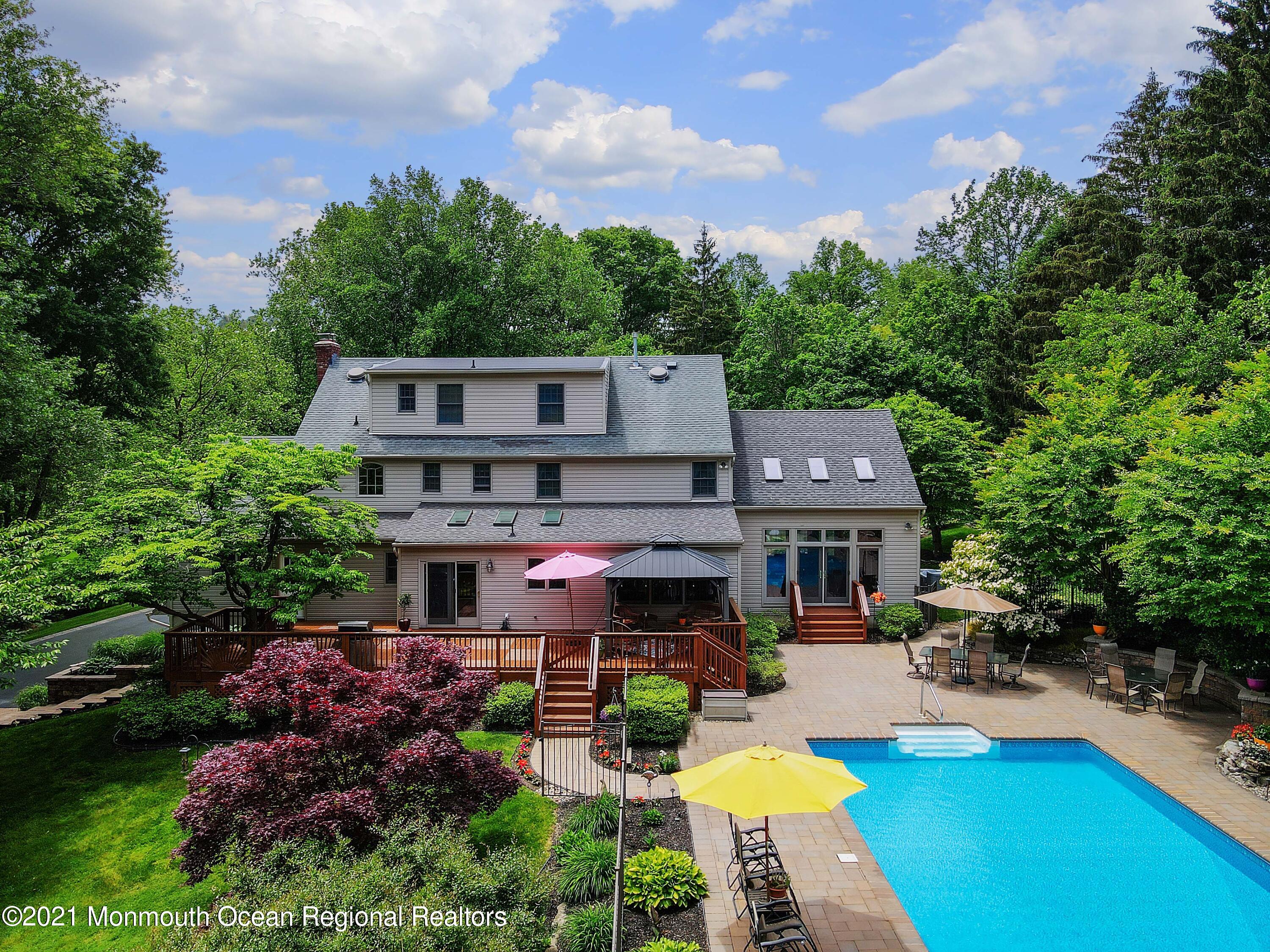 25 Huntley Road Holmdel, NJ 07733 - Photo 45 of 49 POOL AERIAL