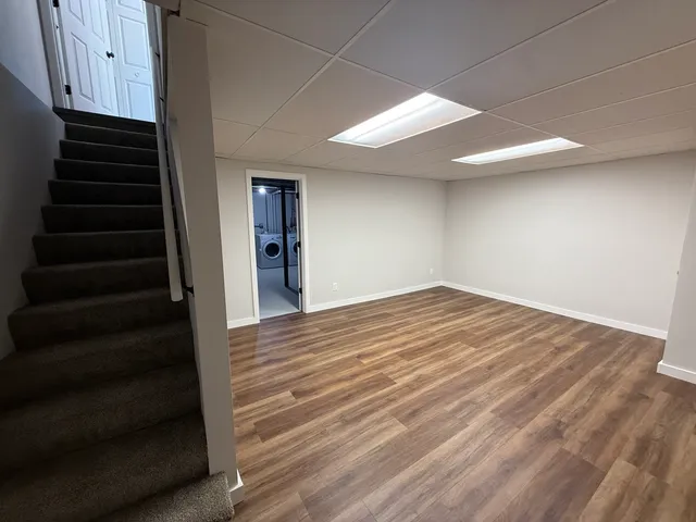 wooden floor in an empty room