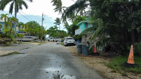a view of street and with trees
