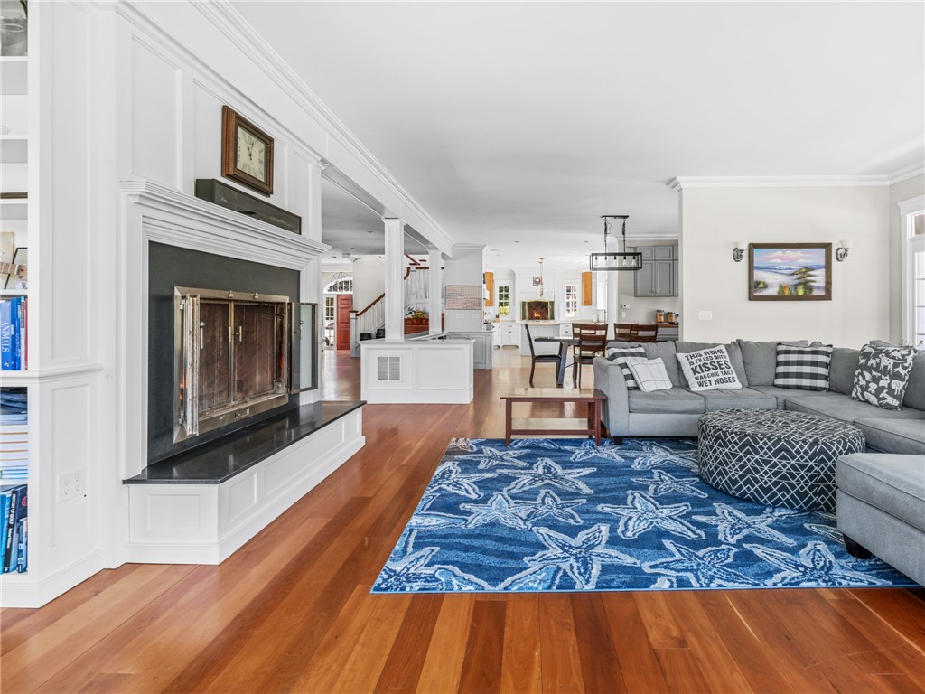 116 Nayatt Road Barrington, RI 02806 - Photo 20 of 48 Family room with double-sided fireplace