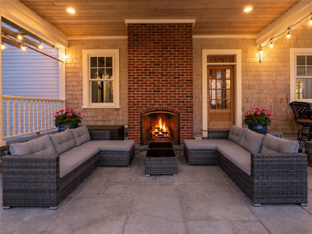 116 Nayatt Road Barrington, RI 02806 - Photo 47 of 48 Outdoor living space with fireplace