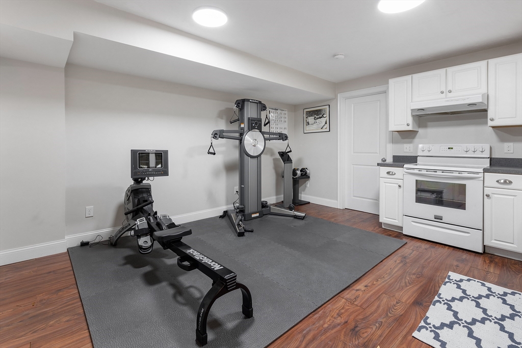732 Center Street Hanover, MA 02339 - Photo 29 of 38 a view of a room with gym equipment