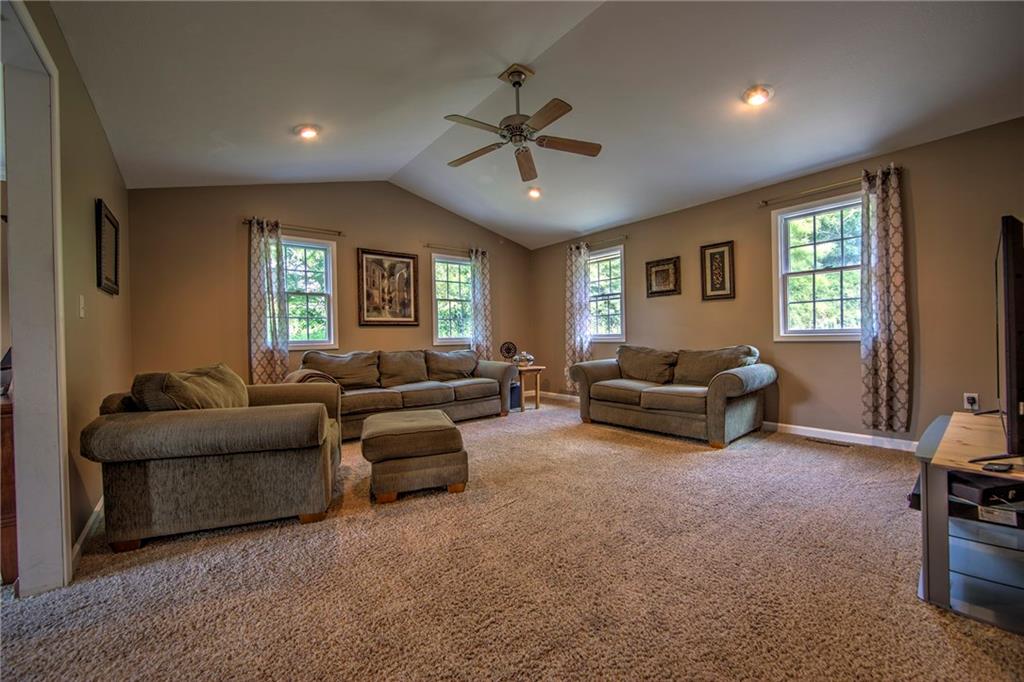 151 Drake Road Bethel Park, PA 15102 - Photo 5 of 25 Family Room with vaulted ceiling and recessed lights.