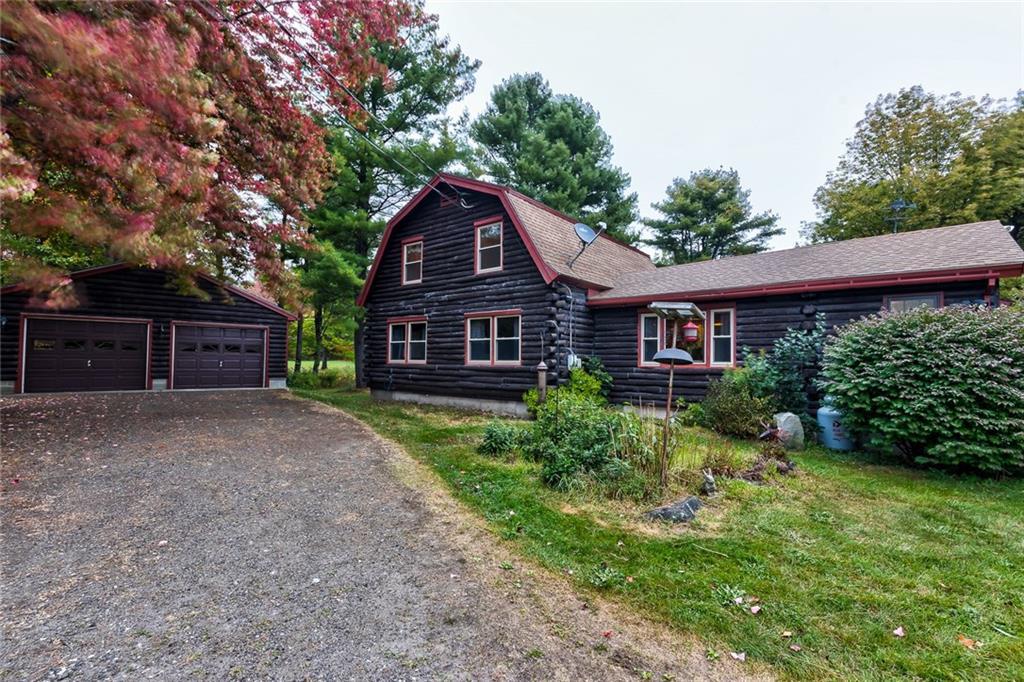 1257 Litchfield Road Bowdoin, ME 04287 - Photo 2 of 33 Log home and garage