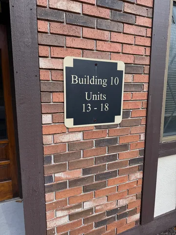 a sign on the side of a building