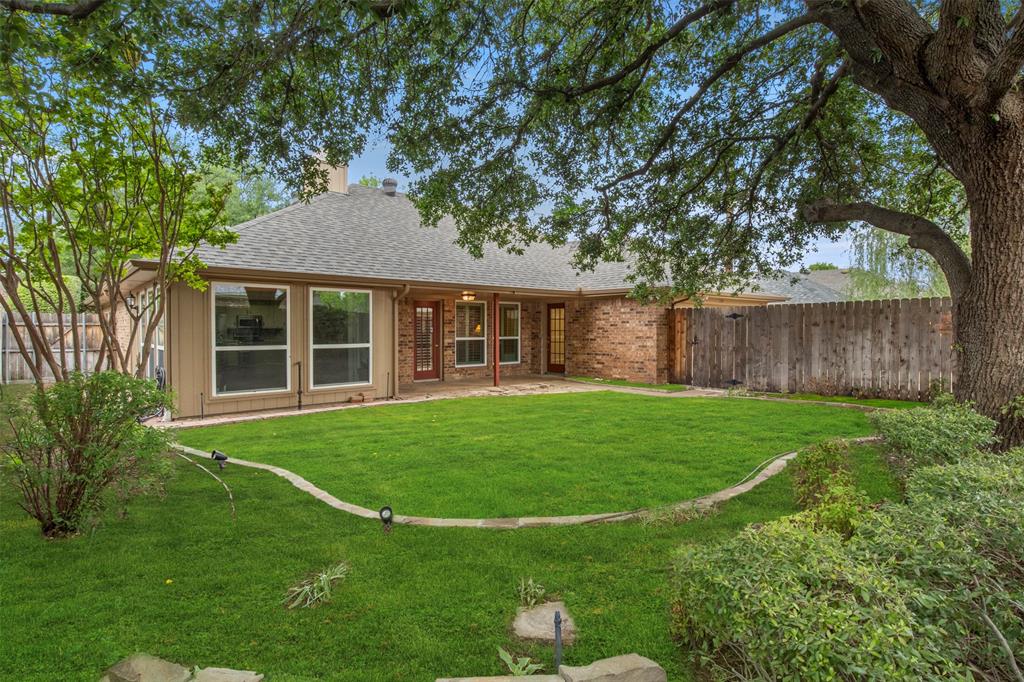 1104 Timberbend Trail Allen, TX 75002 - Photo 27 of 32 a view of a house with a backyard