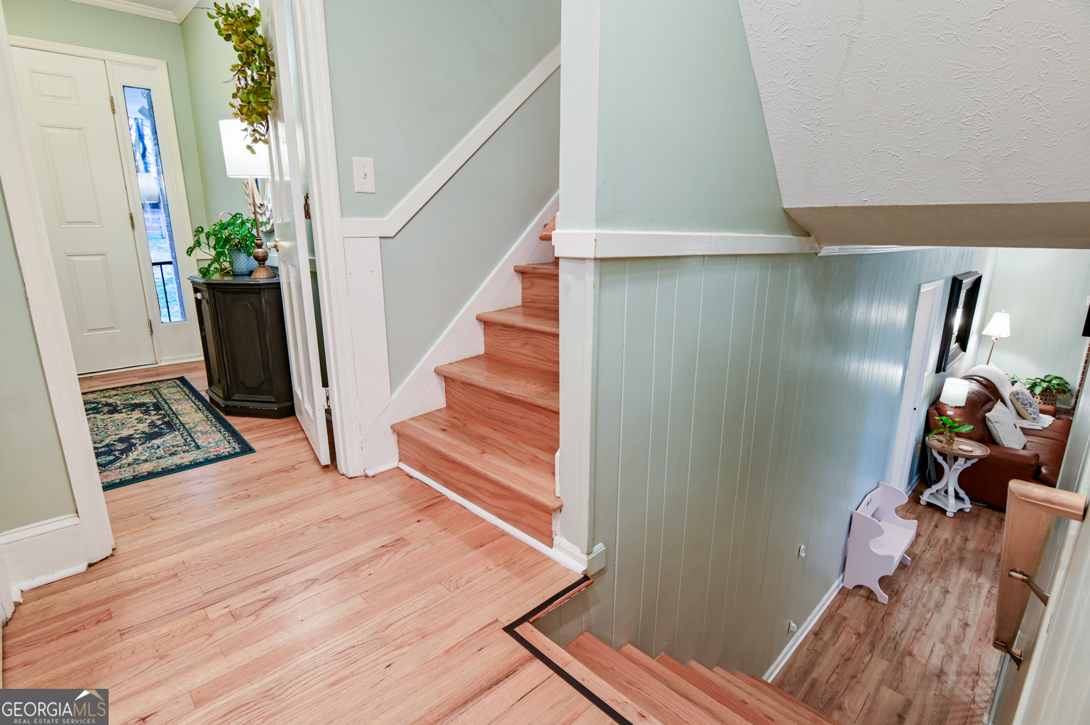 93 Deerfield Road Covington, GA 30014 - Photo 43 of 78 a view of an entryway with wooden floor