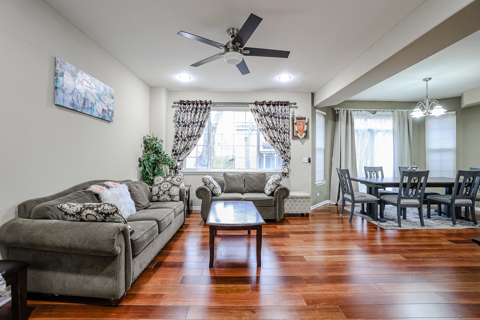 1322 Tamarack Drive Bartlett, IL 60103 - Photo 8 of 30 a living room with furniture and wooden floor