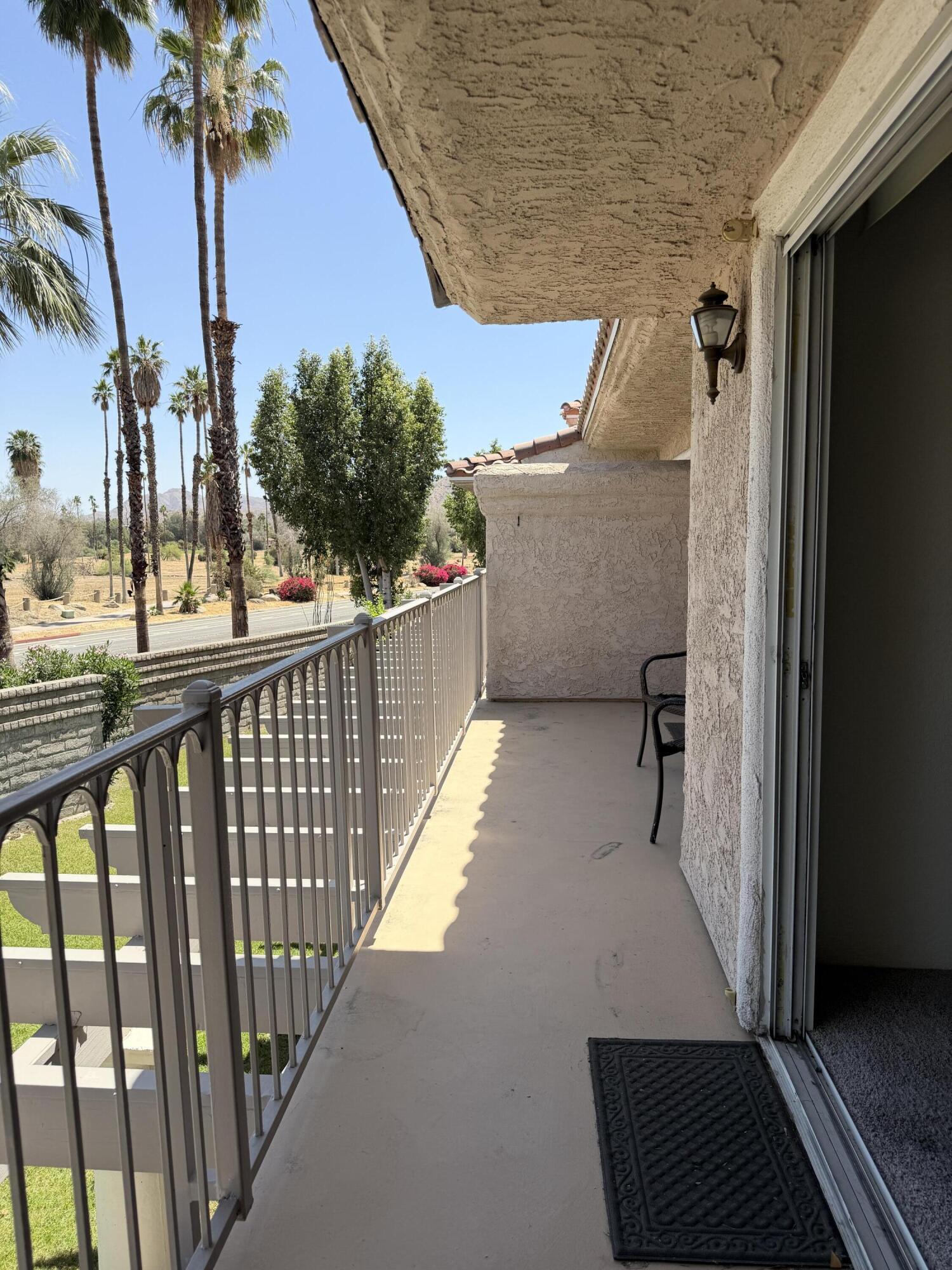 505 South Farrell Drive, Unit R112 Palm Springs, CA 92264 - Photo 14 of 19 Large balcony