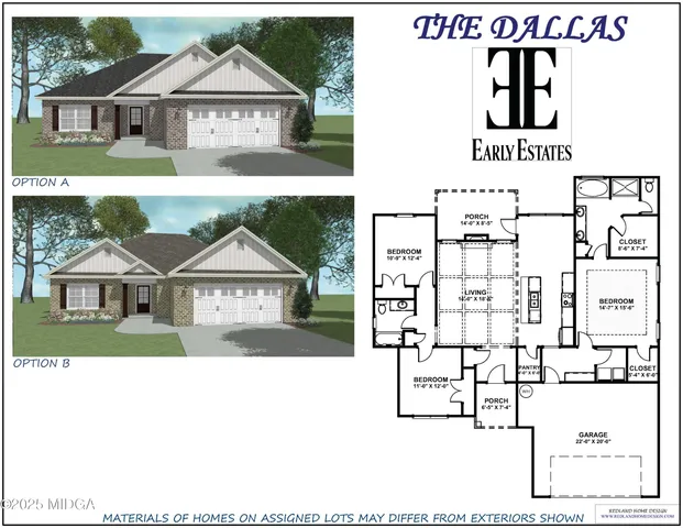 a picture of a house with a bench