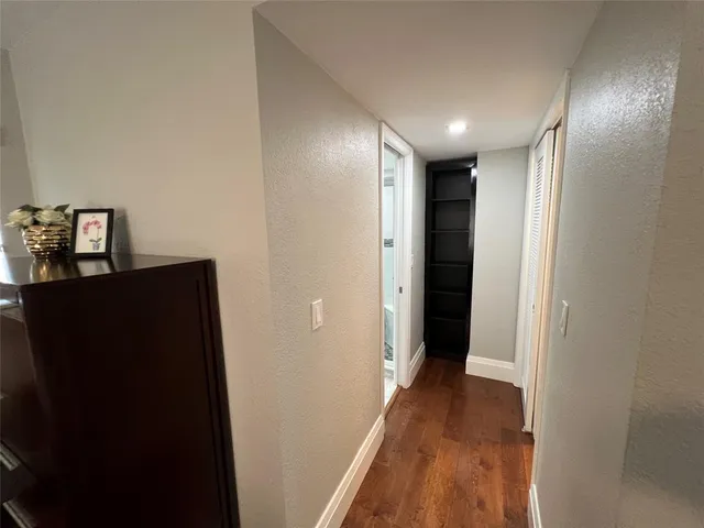 a view of hallway with stairs