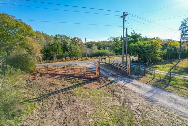 a view of a park with a slide