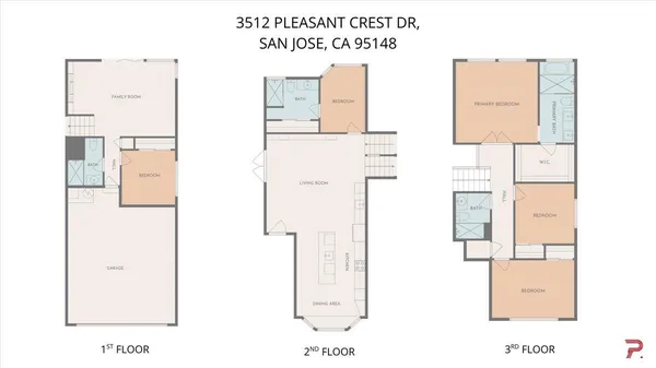 $1,688,000 | 3512 Pleasant Crest Drive, San Jose, CA 95148