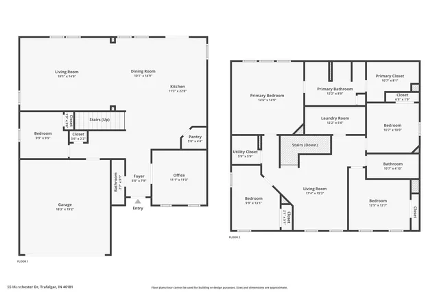 $360,000 | 55 Manchester Drive, Trafalgar, IN 46181